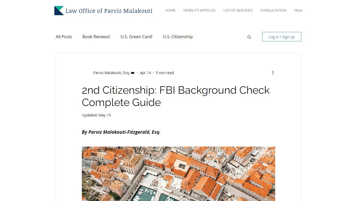 2nd Citizenship: FBI Background Check Complete Guide - Immigration Law Firm